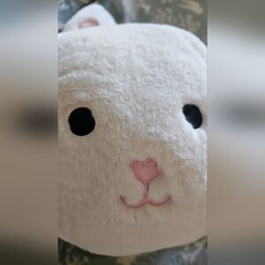 Cupcakes And Cashmere Bunny Round Plush Throw Pillow BNWT